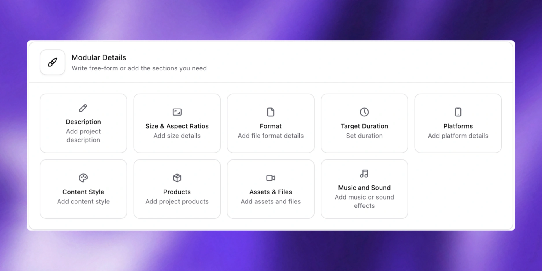 Modular Requirements