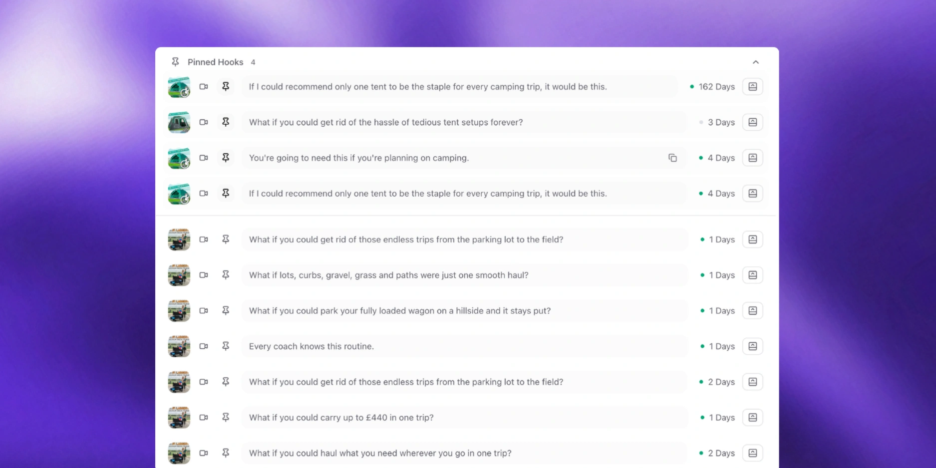 Trending Hooks Tracker