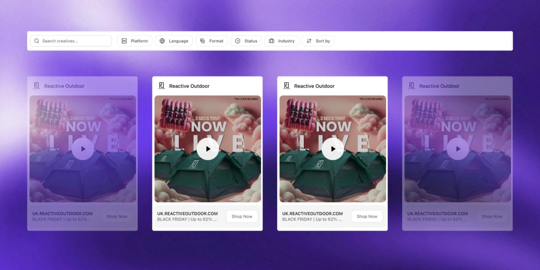 Full Ad Library Search